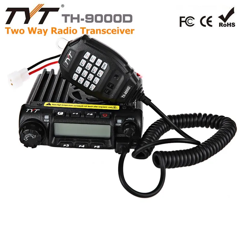 

TYT TH - 9000D 60W Portable Two way Radio Transceiver Mono Band FM Mobile Ham Transceiver P1-P5 With Programmable Functions