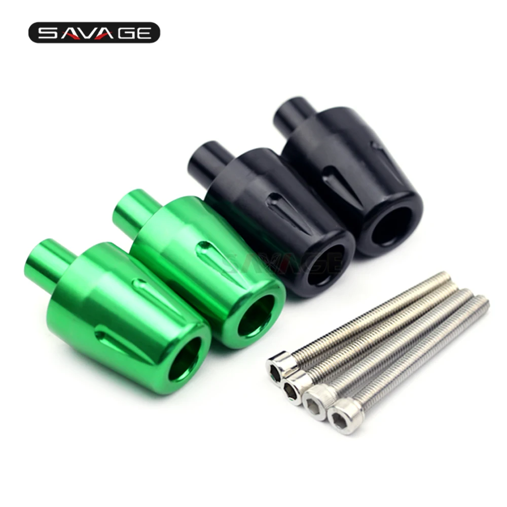 

Hand Grip Bar Ends Cap For KAWASAKI Z650 NINJA 650 2017 2018 Motorcycle Accessories CNC Handlebar Ends Cover Slider