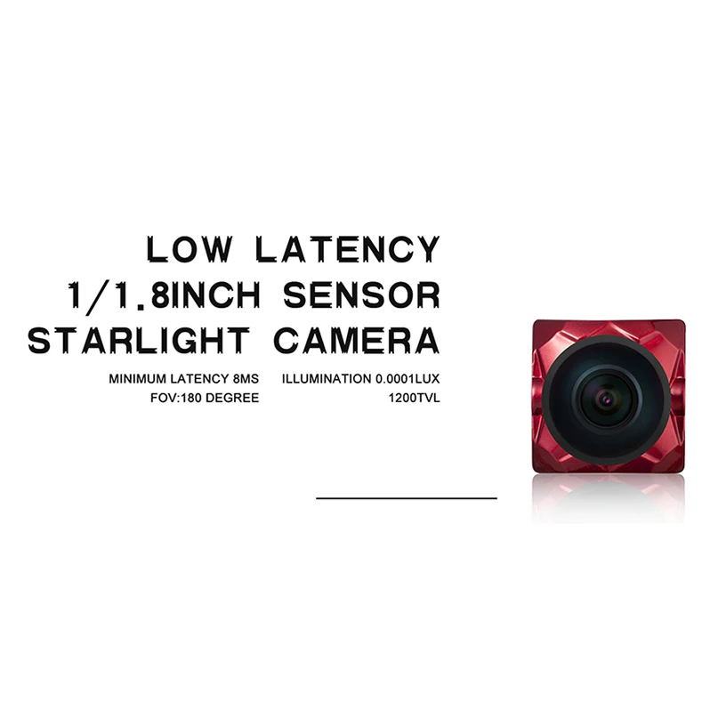 Caddx Ratel 1/1.8 ''Starlight HDR OSD 1200TVL NTSC/ PAL 16:9/4:3 переключаемый объектив 1 66 мм/2 мм FPV камера