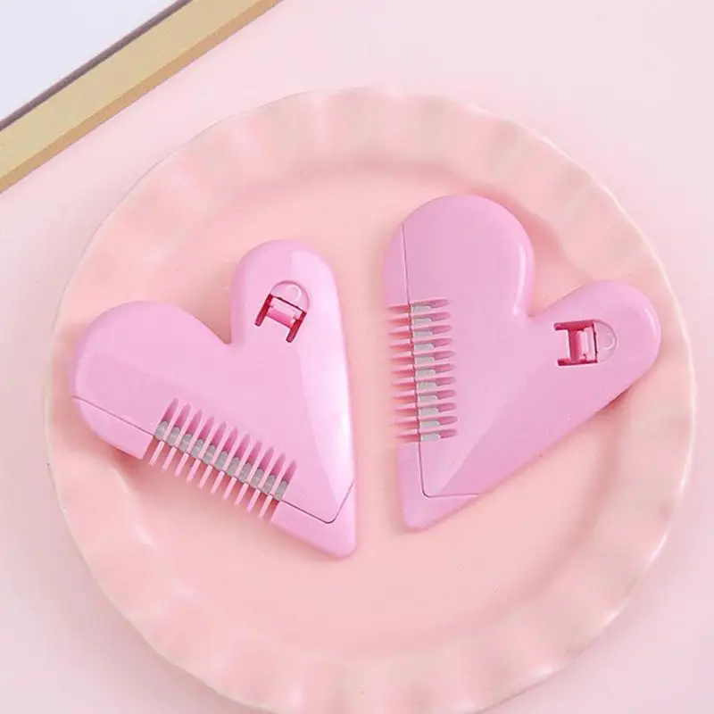 Мини триммер для волос Love Heart Shape Расческа стрижки боди бикини удаления лобковые