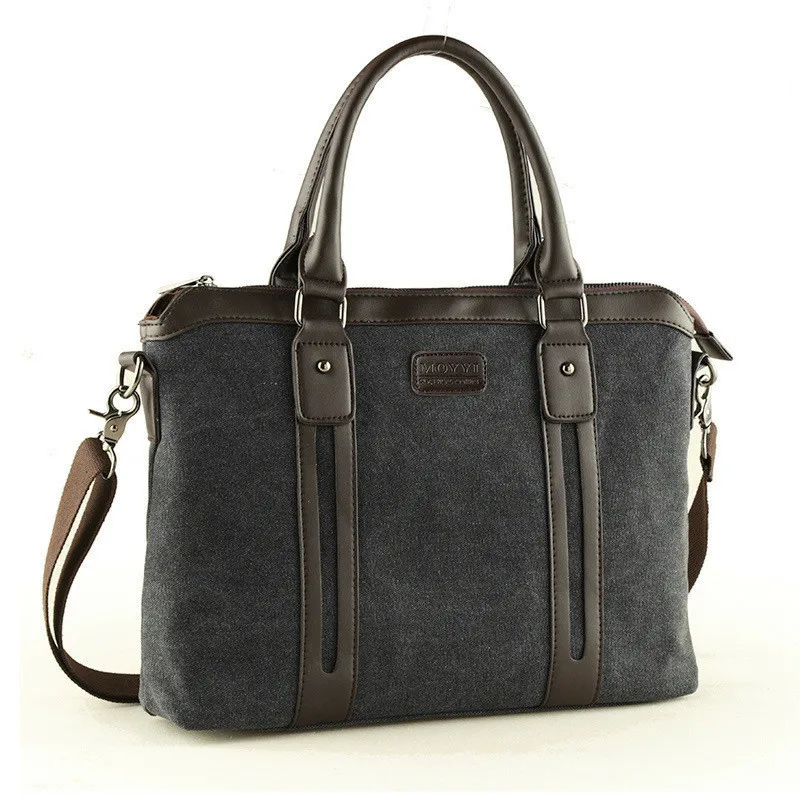 

Casual Mens Handbag Canvas Famous Brand Shoulder Bag Messenger High Quality Crossbody Bag Male Large Capacity Bags For Men