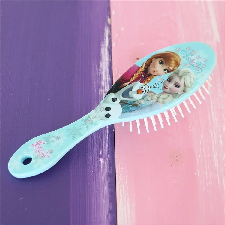 Disney Elsa Anna Princess Air Cushion Comb The Frozen Girls Comb Children Baby Cartoon Anti-static Comb Disney Elsa Anna Princess Air Cushion Comb The Frozen Girls Comb Children Baby Cartoon Anti-static Comb