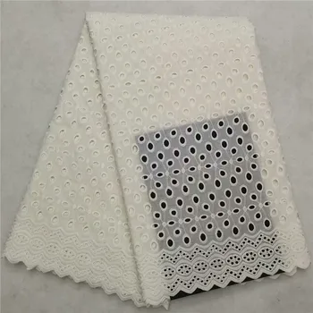 

Top selling light weight but good quality 100% Cotton Hollowed out design fabric HLS74 Free shipping Swiss Voile Lace Fabric