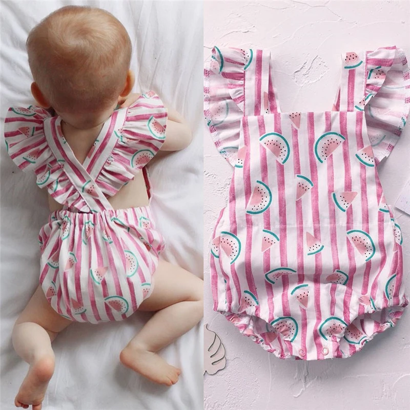 2019 Новая модная популярная Милая Одежда для новорожденных маленьких девочек, комбинезон для малышей, комбинезон для новорожденных