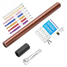 8 типов микроблейдинга бровей татуировки набор для практики кожи иголка для пигмента кольцо чашки татуировки чернила Перманентный Пигмент Макияж Набор