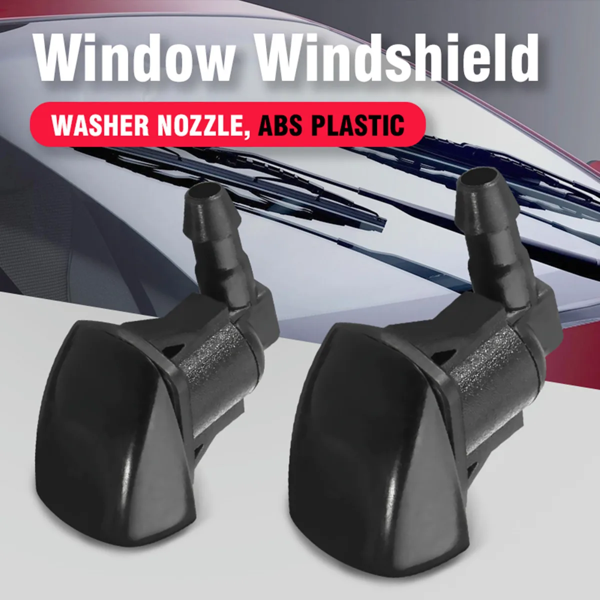

2x Auto Windscreen Wipers Nozzle Sprayer Car Front Windshield Wiper Spray Nozzle Washer Jet For Toyota Sienna 2004-2010