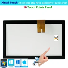 Xintai Touch 23,6 дюймов 16:9 соотношение проекция емкостный дисплей экран панель с 10 сенсорными точками Plug& Play