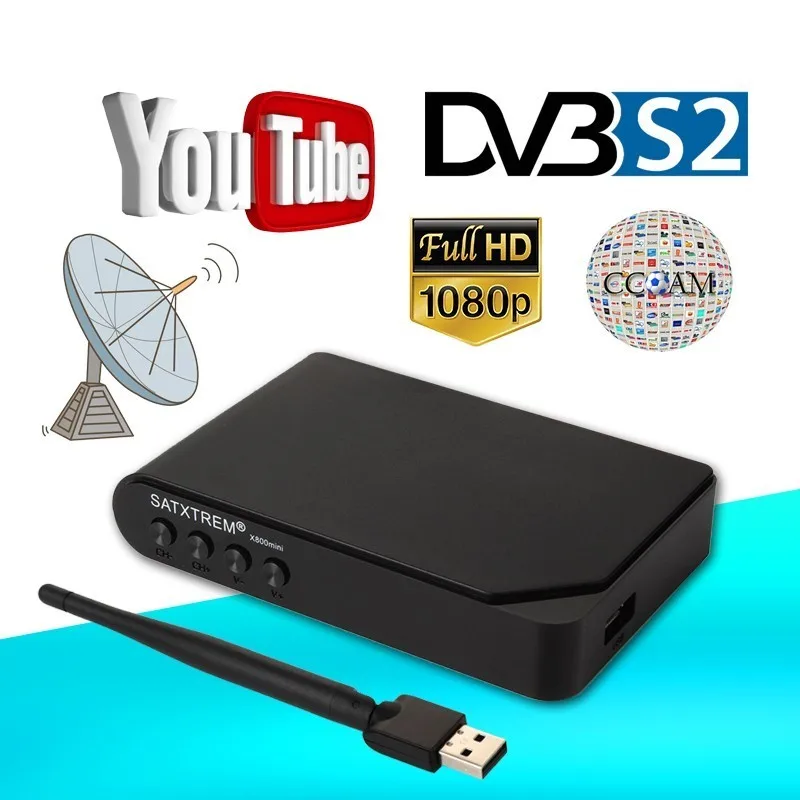 

Wholesale X800 mini DVB S S2 Satellite Decoder 1080P TV Box PowerVu Bisskey Nagra Tandberg Viaccess CryPtoworks DRE Sat Receiver