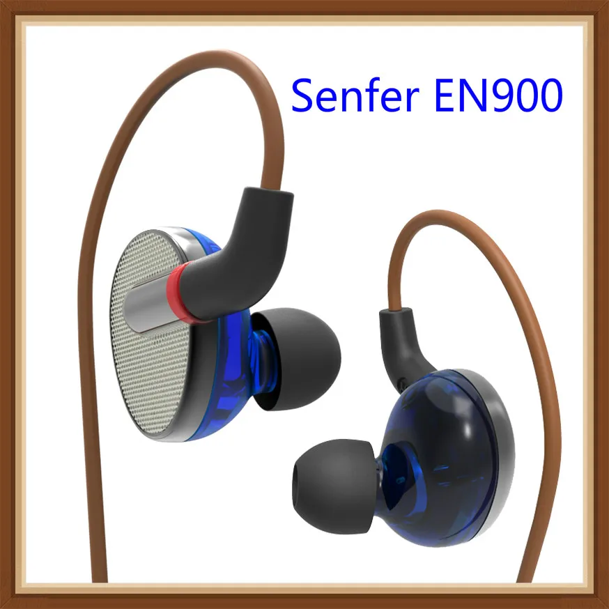 SENFER EN900 2BA+ 2DD Hybrid 4 привод в ухо наушники контролировать DJ HIFI Earplhone со съемным отсоединением MMCX кабель наушники