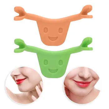 

2 Colors Face Trainer Smile Maker Trainer Forming Mouth Exerciser for Lip Tattoo