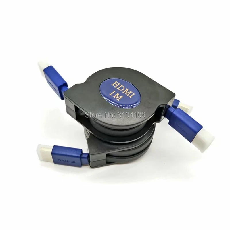 Выдвижной Высокоскоростной HDMI 1 4 штекер видео HDTV кабель 5 м поддерживает Ethernet 3D и