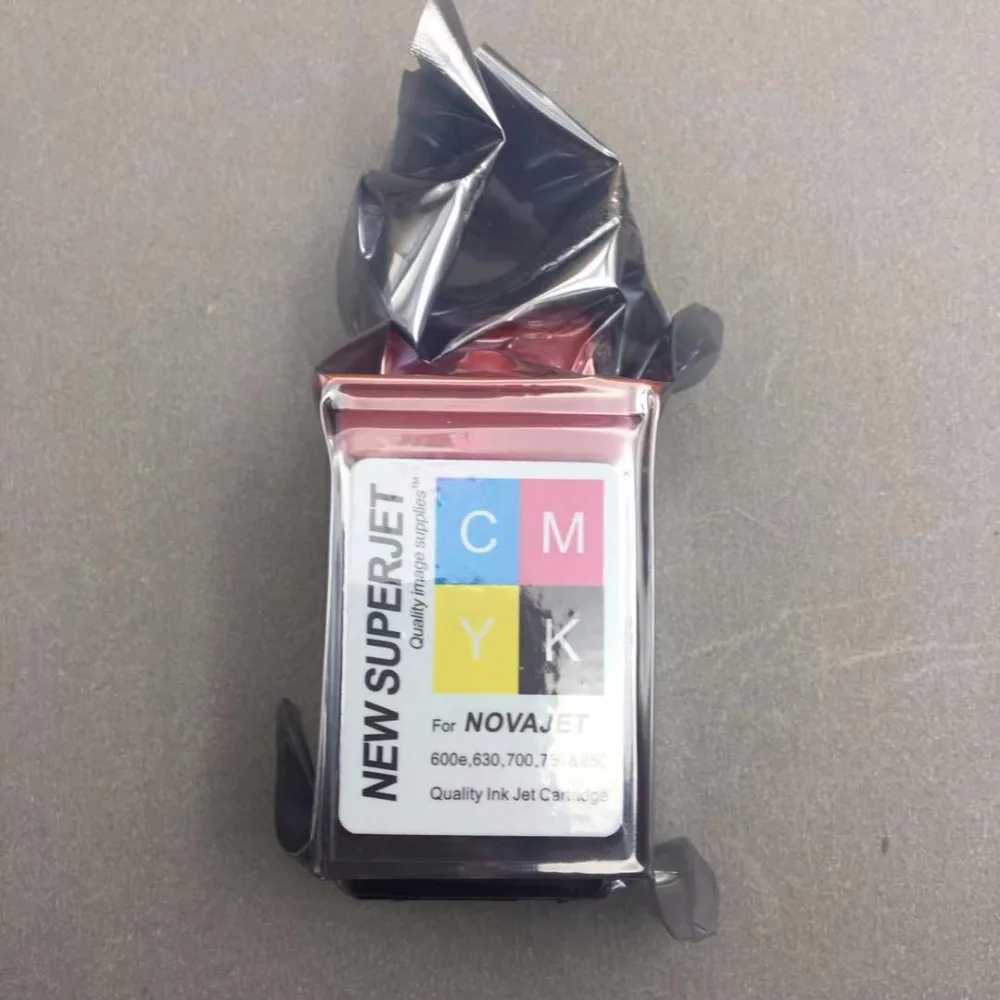 

4PCS CMYK Printer Ink cartridge for lecai encad novajet 750 505 600 630 500 736 750 850 880 printhead print head 600DPI