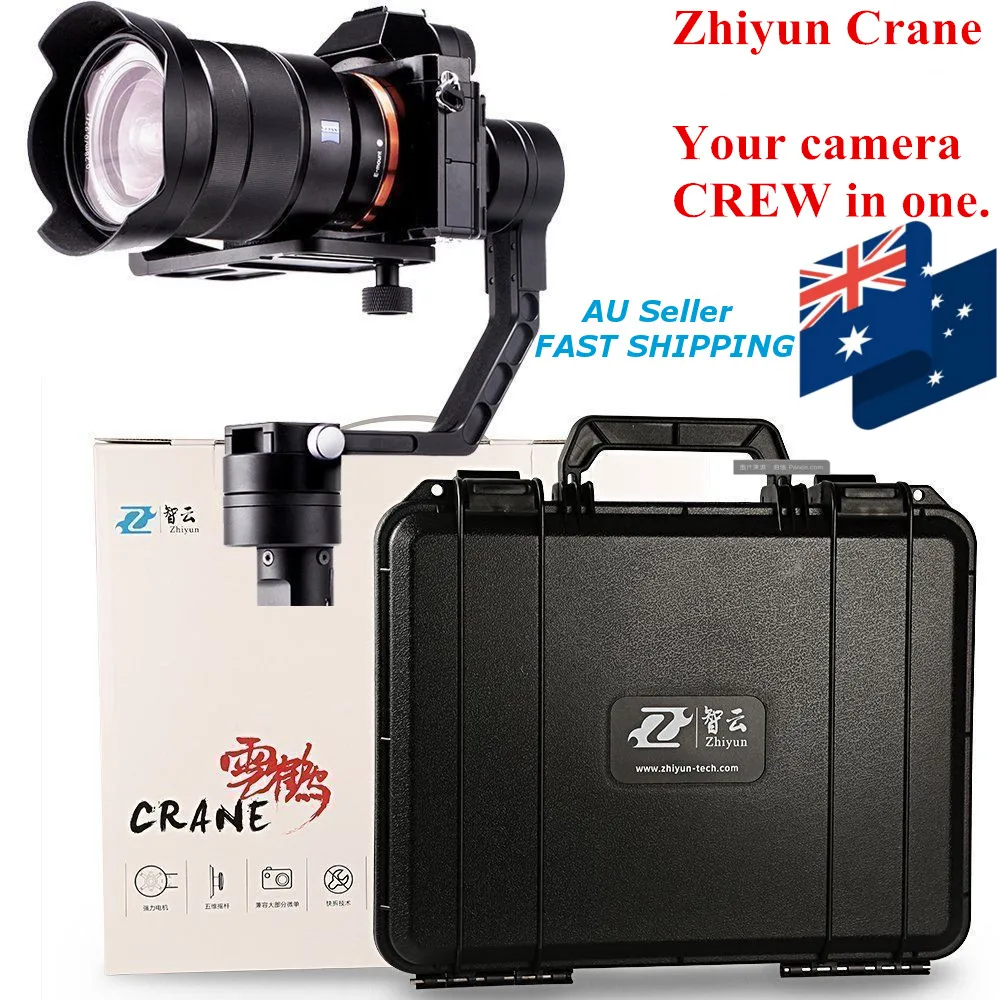 

ZHIYUN Official Crane V2 3-Axis Handheld Gimbal Stabilizer Kit for DSLR Camera Sony/Panasonic/Nikon/Canon Include Tripod