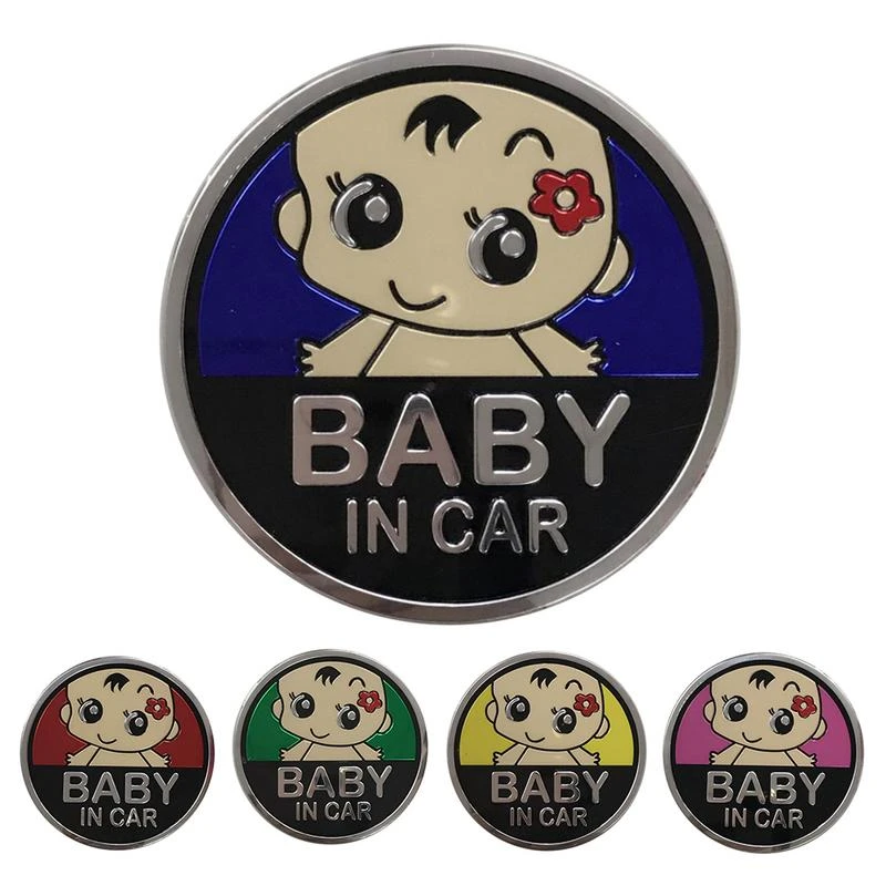 Baby In Car リアメタルデコレーションステッカーパーソナライズされた車の燃料タンクのステッカー 3d 車のステッカー Car Stickers Aliexpress