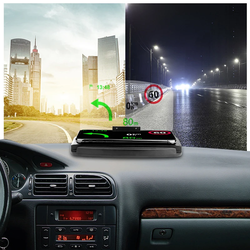 Автомобильный держатель HUD проекционный Кронштейн проектора для GPS навигатора