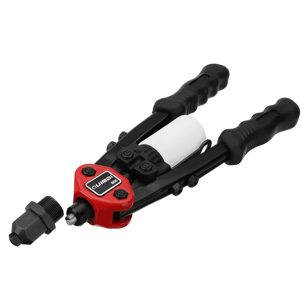 

Insert Hand Tool Riveter Pop Tool Rivets Nut Threaded Heavy Duty 1/10"-3/16"11Double Hand Manual Riveter Nut Gun Mayitr