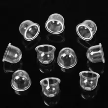 10pcs 19mm 22mm Transparent Fuel Pump Carburetor Primer Bulb Oil Bubble Chainsaw Blower Trimmer Replacement Clear