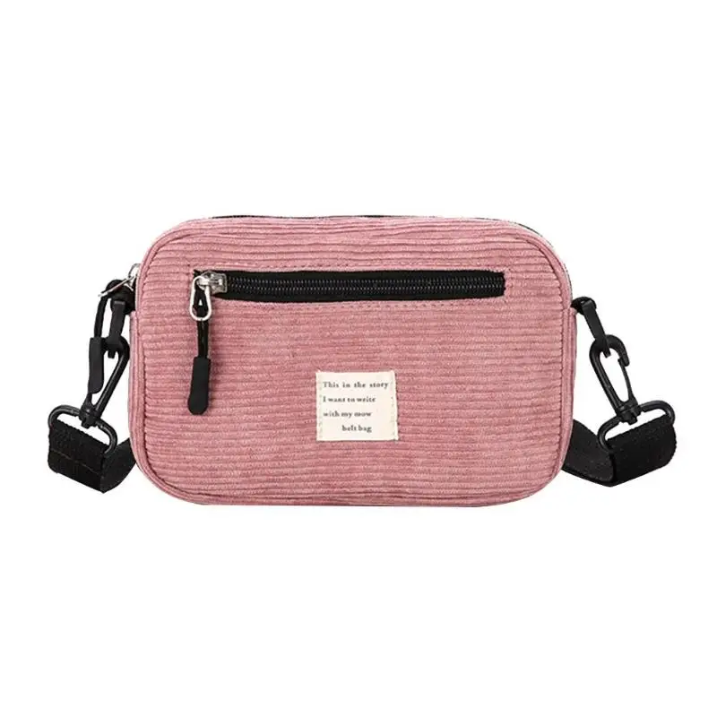 

Fashion Women Messenger Bag Corduroy Casual Shoulder Phone Bags Small Traveling Bag 2019 New Style Girls Bolsas Feminina Saco