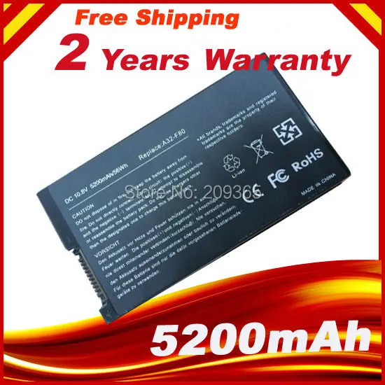 

Laptop Battery for ASUS A32-F80 F80Q F80L F80M F81 F81SE X82SE F83 F50S X61 X61W X61S X61GX X61SL X61Z X61SL X61Z X82L N60D X82C