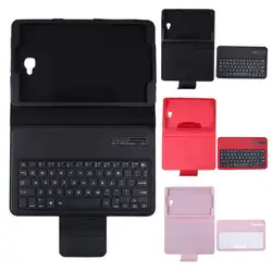 Планшетный ПК Беспроводной Bluetooth клавиатура Klavye Стенд складной кожаный Защитный чехол Крышка для Samsung Galaxy Tab 10,1 T580 T581