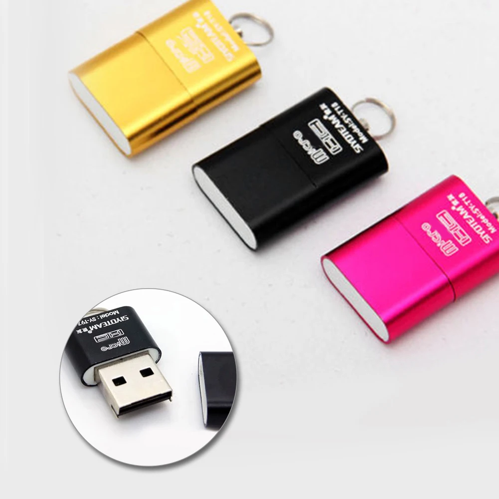 Карты считыватель интерфейс USB Card Reader высокое Скорость USB 2,0 Ultra Small USB для Micro SD TF мобильный карта памяти для телефона