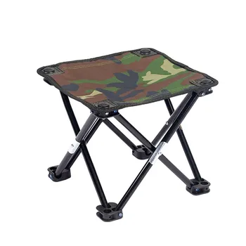 

Portable Outdoor Fishing Chair Folding Skid-resistant Backpack Camping Oxford Cloth Picnic Fishing Thickened Chair Feet