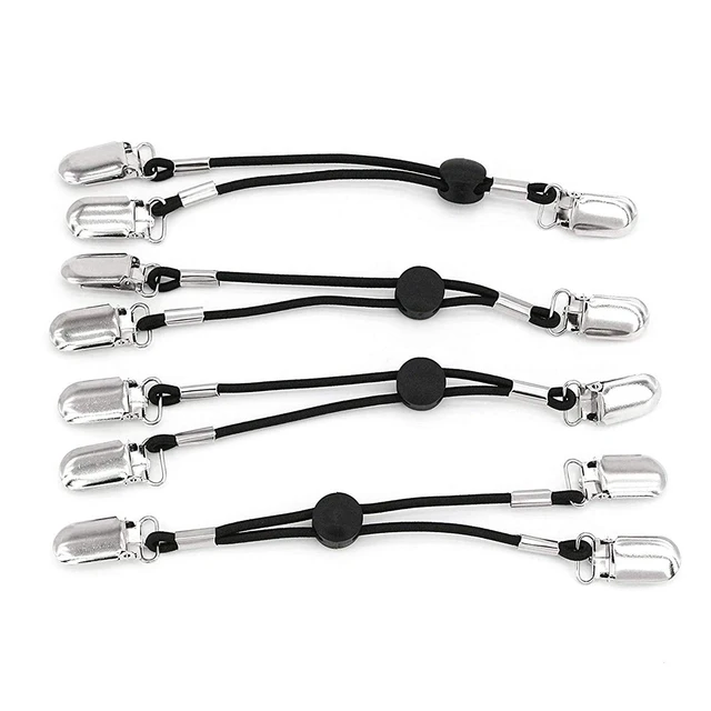 $US $6.95  Bed Sheet ClipSheet Strap3-Way Heavy Duty Adjustable Bed Sheet Holders Fasteners Grippers Clips Sus
