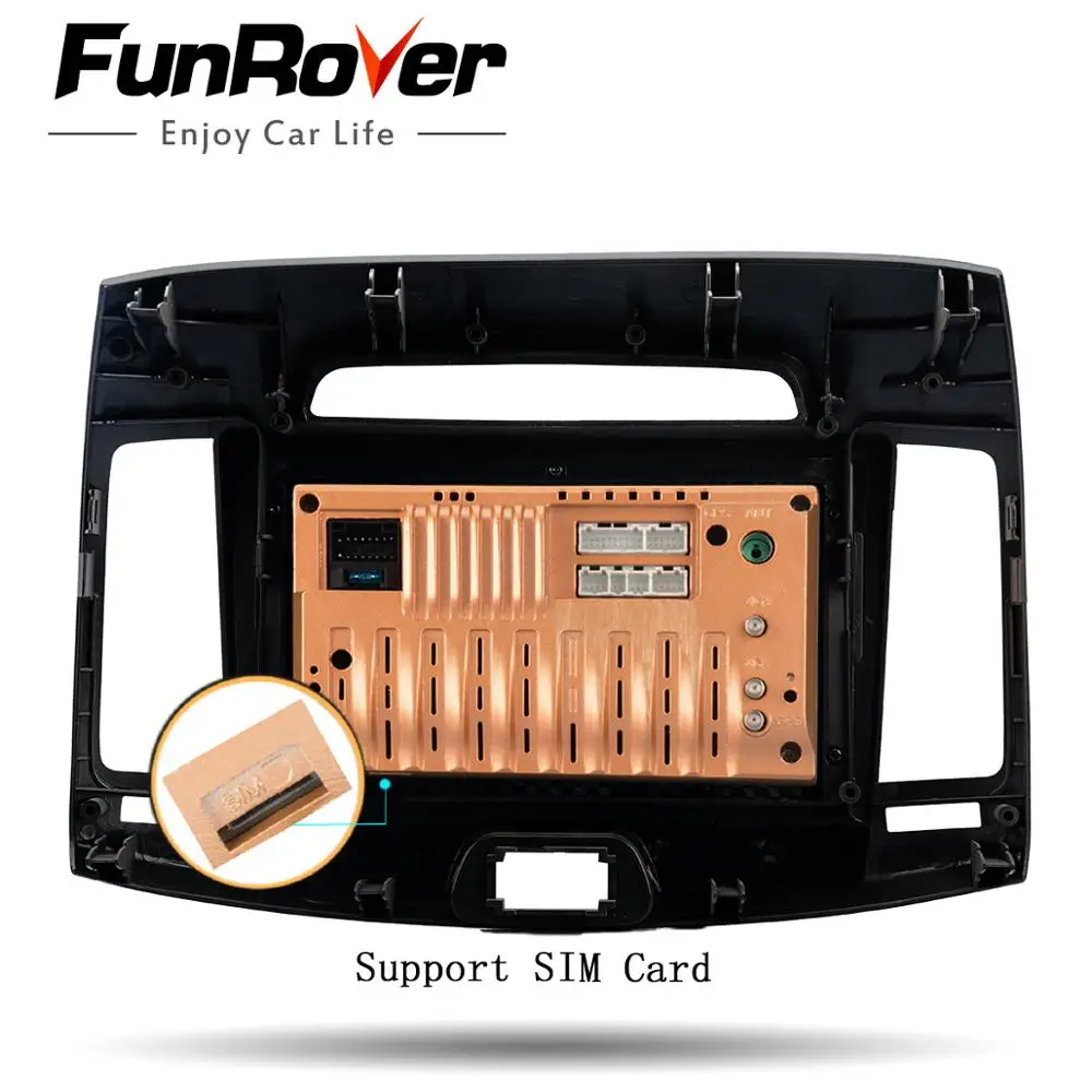 Excellent Funrover 4G+64G android 9.0 IPS 8 Core CAR gps Navigation Radio For Hyundai Elantra Avante 2007-2011 Car DVD Player 2 din rds 5