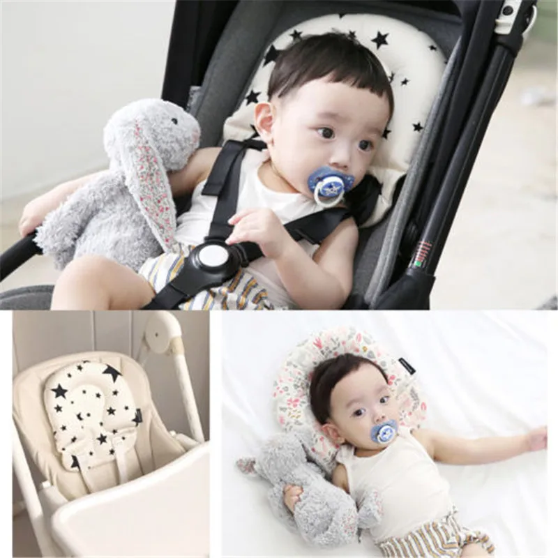 Support Pillow Car Seat Head Body Newborn Baby Stroller Liner Mat Cushion Pad