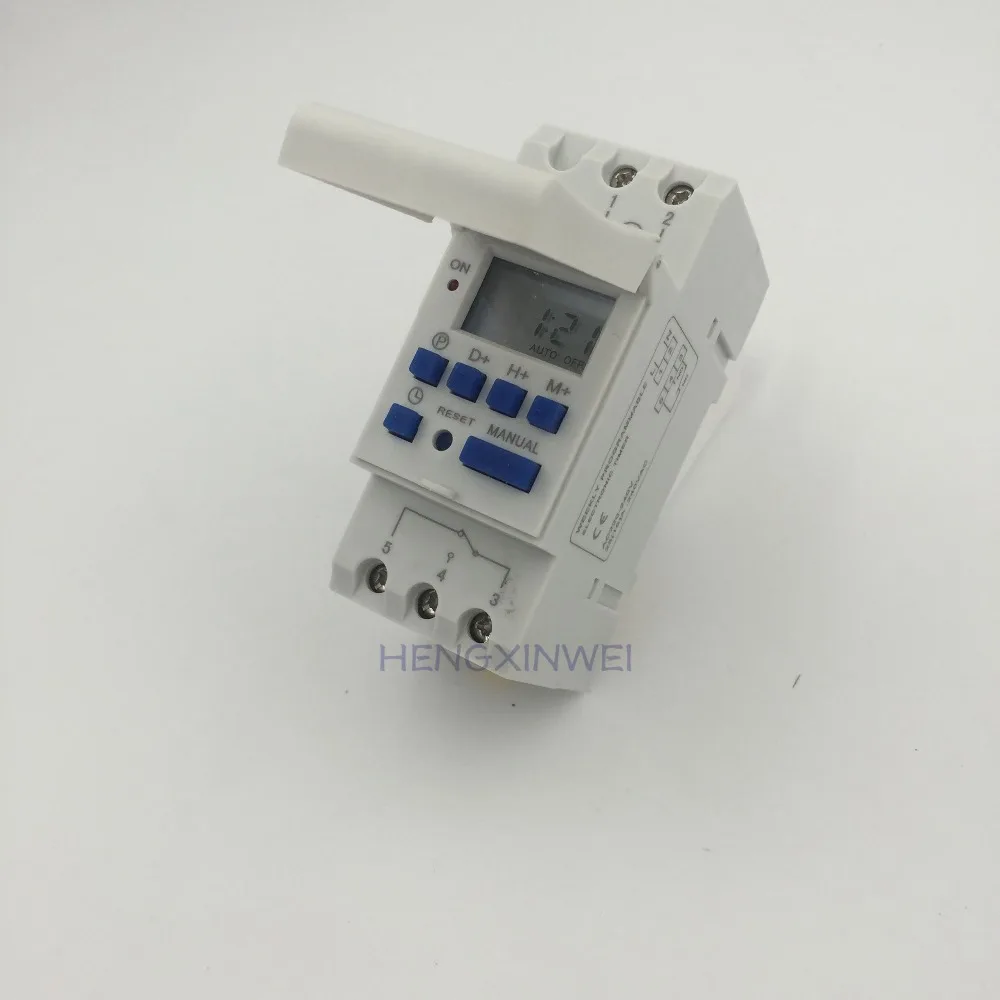 

AHC15A program digital timer switch din rail mounting THC 15A tp8a16 microcomputer timer
