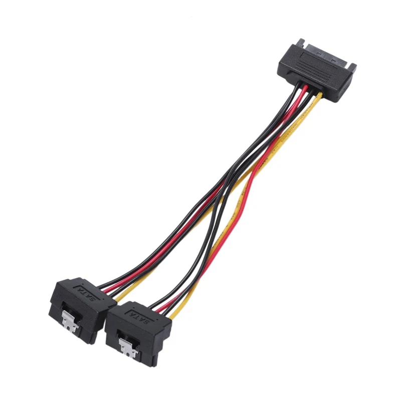 Sata жесткий диск шнур питания 15 pin одна минута Twoturn проводка папа к женскому 1 2