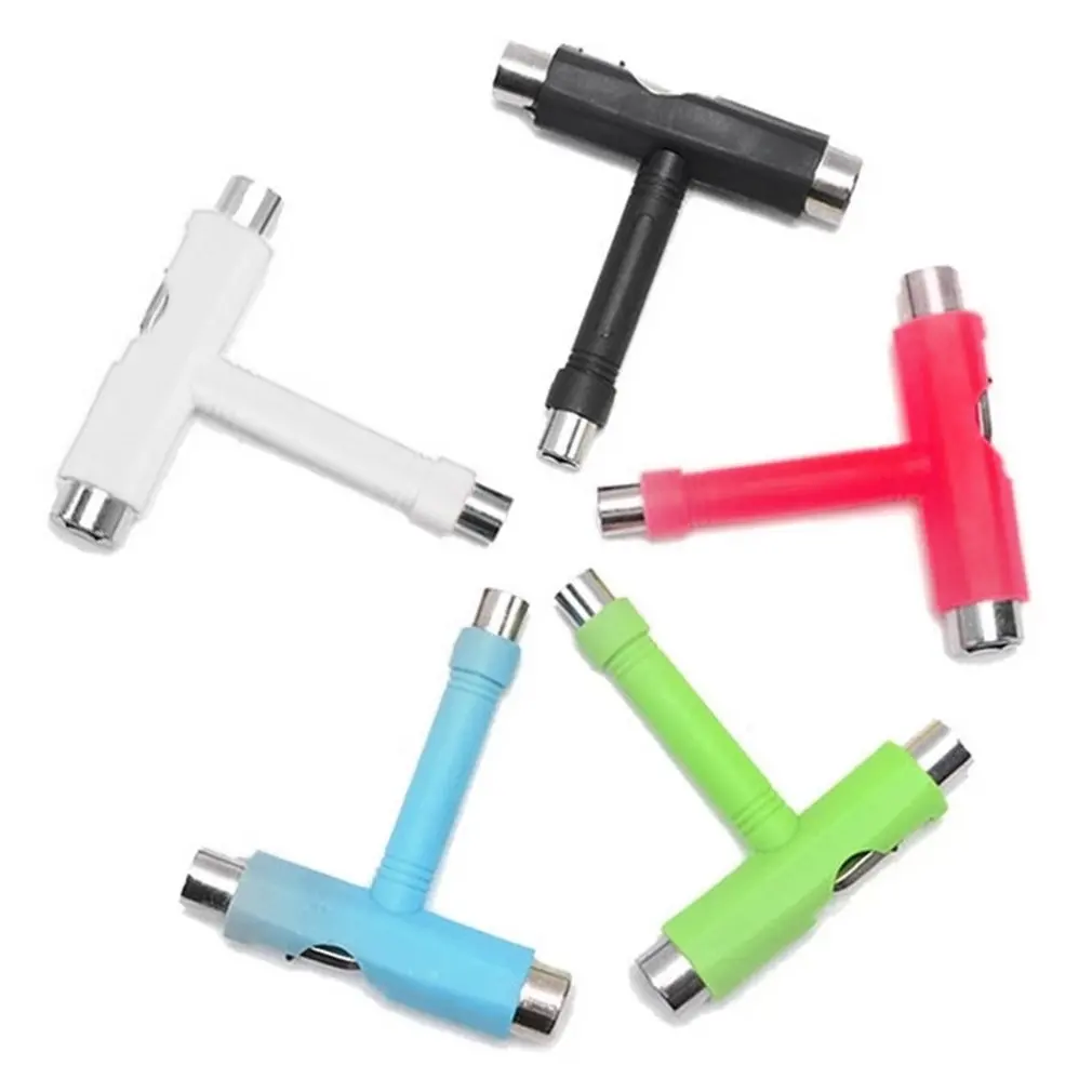 

New Skateboard Tool Scooter Longboard T Shape Multifunctional Wrench Nuts Adjusting Tool Scooter Accessories Dropshipping
