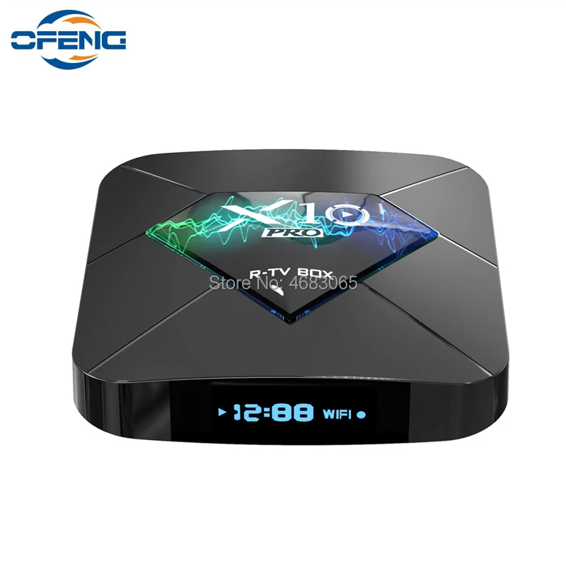  X10 PRO Smart TV BOX Amlogic S905 X2 Android 8.1 4GB DDR4 64GB 2.4G/5G Dual WiFi USB3.0 BT4.0 Suppo