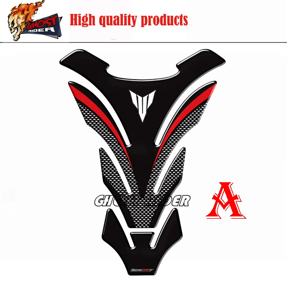 

3D Motorcycle Sticker Decal Gas Oil Fuel Tank Pad Protector Case Universal For MT-07 MT-09 ZF09 MT10 YZFR1 R6 FZ6 N/S FZ6N FZ6S