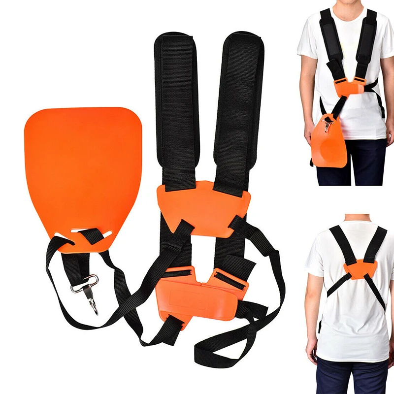 

Good Use Garden Grass Trimmer Lawn Mower Weed Eater Harness Double Shoulder Strap With Safe Hanging Hooks
