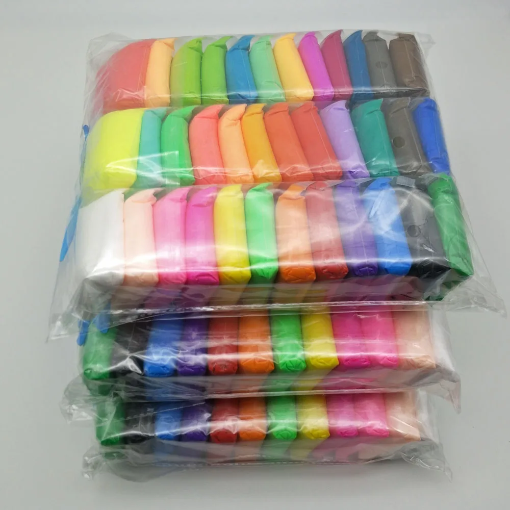 

36 Color/set Super Light Clay Air Dry Polymer Modelling Clay DIY Soft Creative Educational Clay Toys Slijm Speelgoed With 3 tool