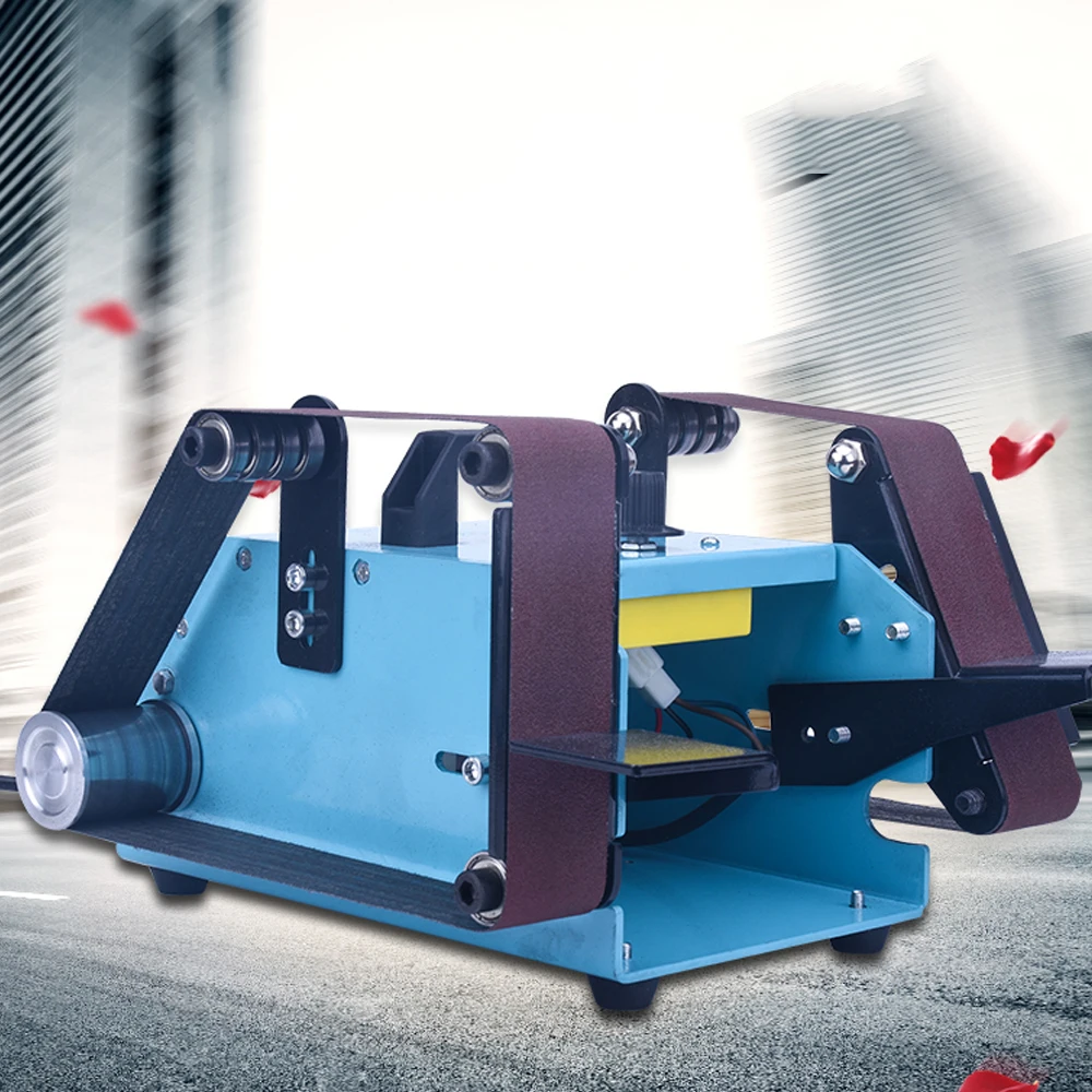 

Belt Sander Power Tools 950W 110-230V Multifunctional Sanding Machine Sander Desktop Double Axis Belt Sanding Grinding Machine