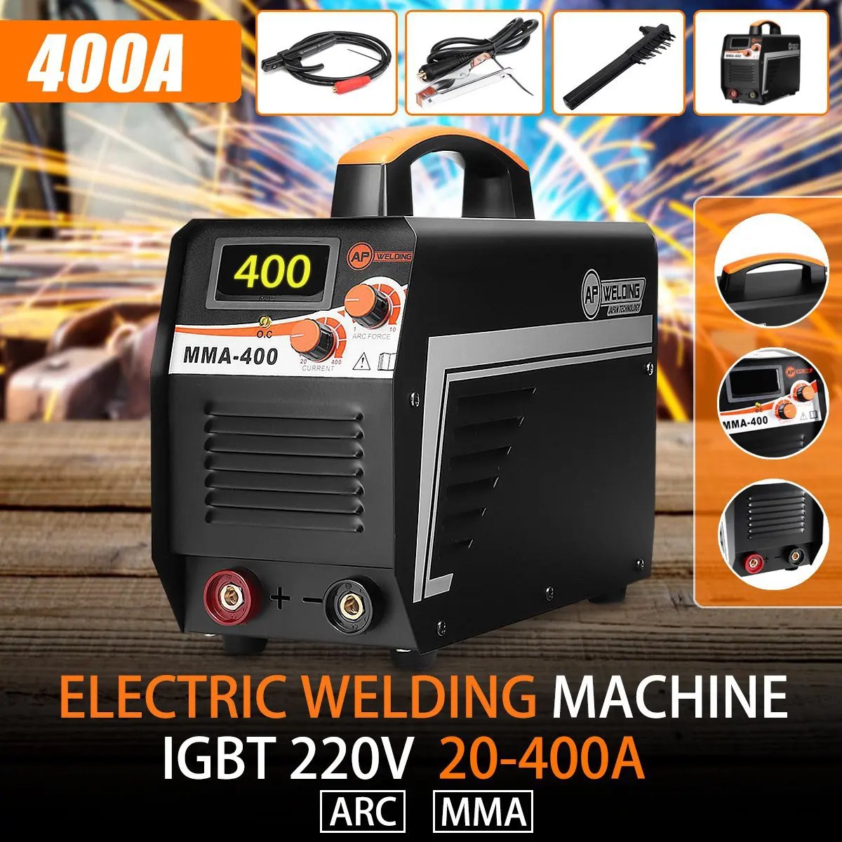 220V IGBT Inverter Arc Electric Welding Machine Digital Display MMA 400