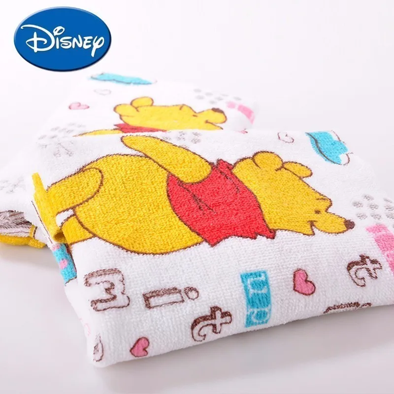 Disney хлопок детское полотенце для лица 34x34 см детские полотенца мягкие полотенце с героем мультфильма платок Полотенца для новорожденных