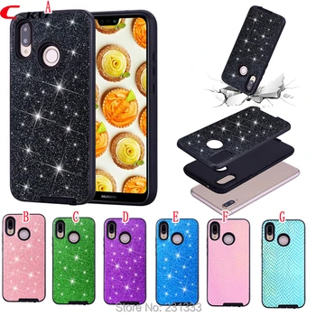 

C-ku Glitter Hybrid Armor TPU PC Hard Case For Iphone X XS MAX XR 8 7 PLUS 6 6S NOKIA 3 5 6 8 Snake Shockproof Cover Skin 100pcs