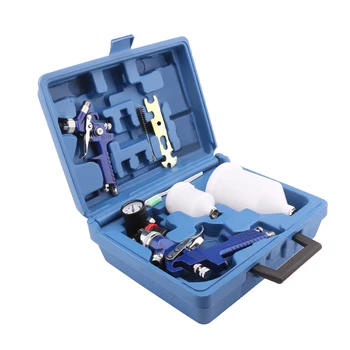 

2 Pcs Car HVLP Spray Gun Paint Gun Set 2 Knobs Light Weight Sprayer Auto Paint Gavity Feed Spray Paint Gun 1.4mm/0.8mm