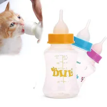 150 мл портативный ПЭТ кошка собака бутылка молока щенок котенок поилка Уход За Младенцами бутылочка для кормления