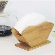 Горячая держатель фильтра для кофе простые фильтры для кофе диспенсер полка хранения бумажная коробка под салфетку полка кофе инструмент