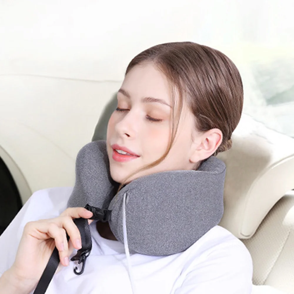 Heating U shaped Pillow Neck Airplane Inflatable Neck Pillow Travel
