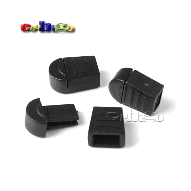 

20pcs Black Plastic Zipper Pulls Cord Lock Ends Stopper Toggle For Outdoor Backpack Bag Sportwear Garment Parts Accessories