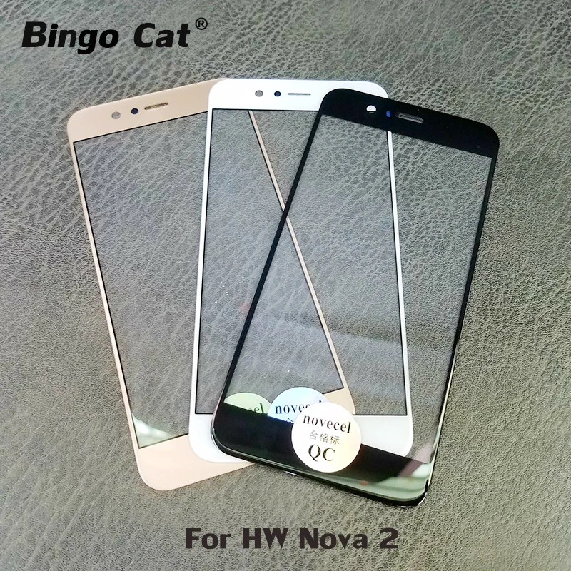 

AAA+ New Replacement Touch Panel Front Outer Glass Lens for Huawei Nova 2 2 Plus LCD Display Touch Screen External Cracked Glass