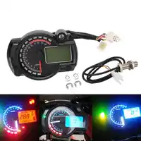 Motorfiets Snelheidsmeter Waterdichte Digitale LCD Gauge Kilometerteller Toerenteller Auto Universal voor bmw e46 bmw e90 bmw e39