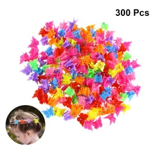 300 шт. шпильки для волос с бабочкой смешанные цвета мини милые заколки для волос аксессуары для женщин и девушек