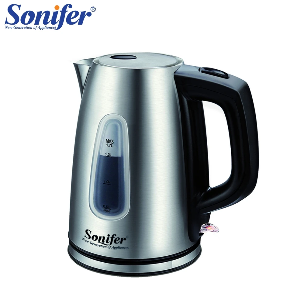 

1.7L Stainless Steel Electric Kettle Household Kitchen Scale Window Quick Heating Electric Boiling Tea Pot Sonifer