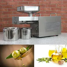 Stainless steel automatic small seed oil extraction machine, cold oil press, oil expeller, mini oil press machine for home Stainless steel automatic small seed oil extraction machine, cold oil press, oil expeller, mini oil press machine for home